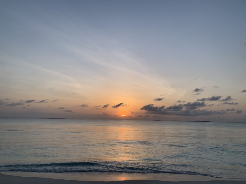 Sunrise in Maldives