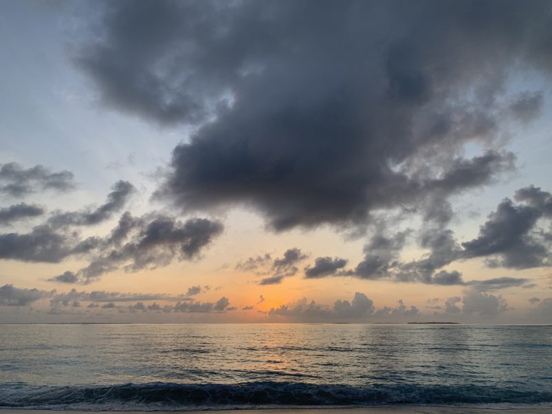 Just before the Sunrise in Maldives