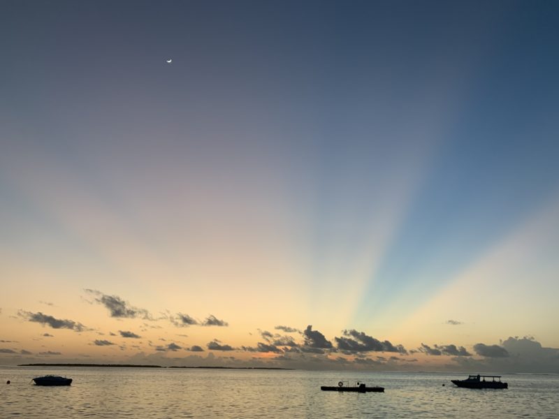 Sunset in Maldives